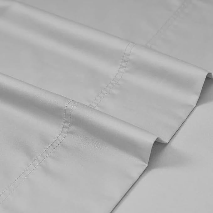 Sheet Sale! CLEARANCE - CinchFit 600TC 100% Cotton Cord Elastic Sheets- Queen Dark Blue Fitted Sheet