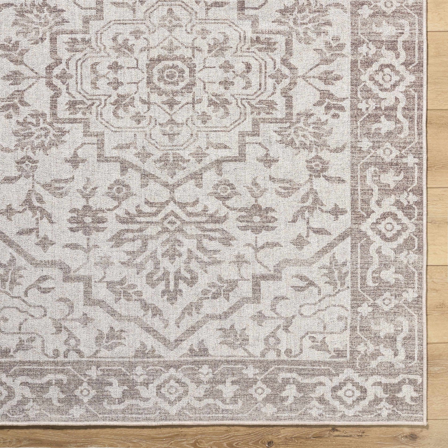 Ansgar Washable Wool Area Rug