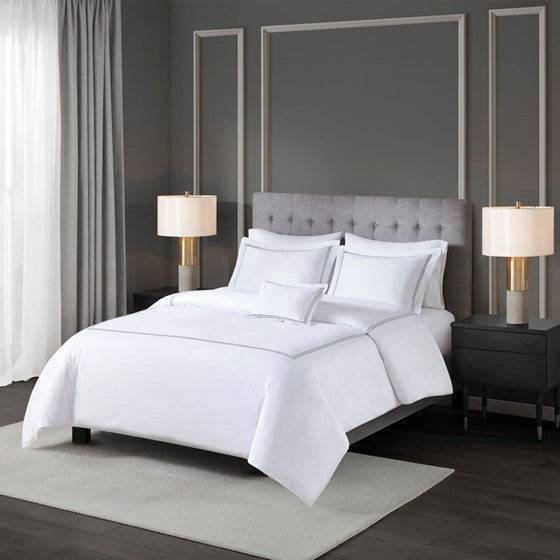 Madison Park Luxury 500TC Cotton Embroidered Comforter Set 5 Piece Comforter Set - Quahog Bay Bedding