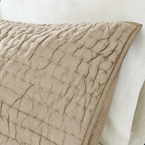 Madison Park Serene Thick & Warm All Cotton Quilt Set With Cotton Fill - Quahog Bay Bedding