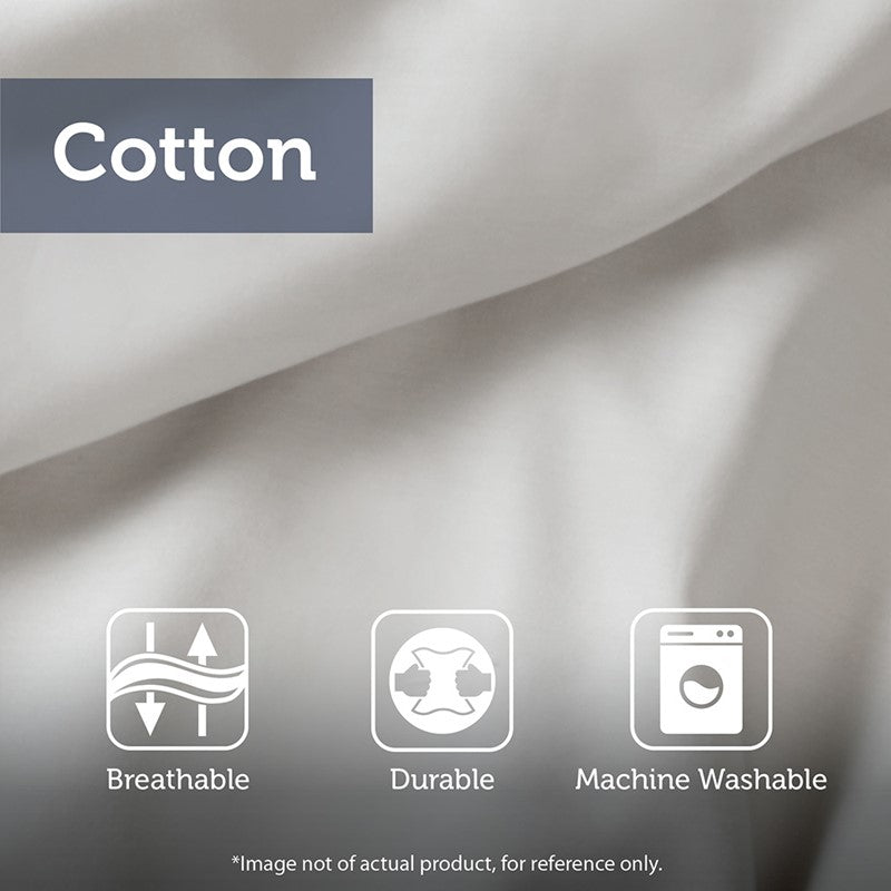 Oversized Cotton Clipped Jacquard Farmhouse Style Comforter Set - Ivory