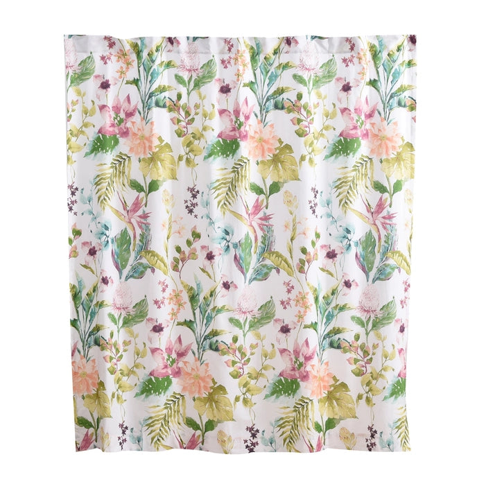 Malana Shower Curtain - Tropical Coastal Shower Curtains