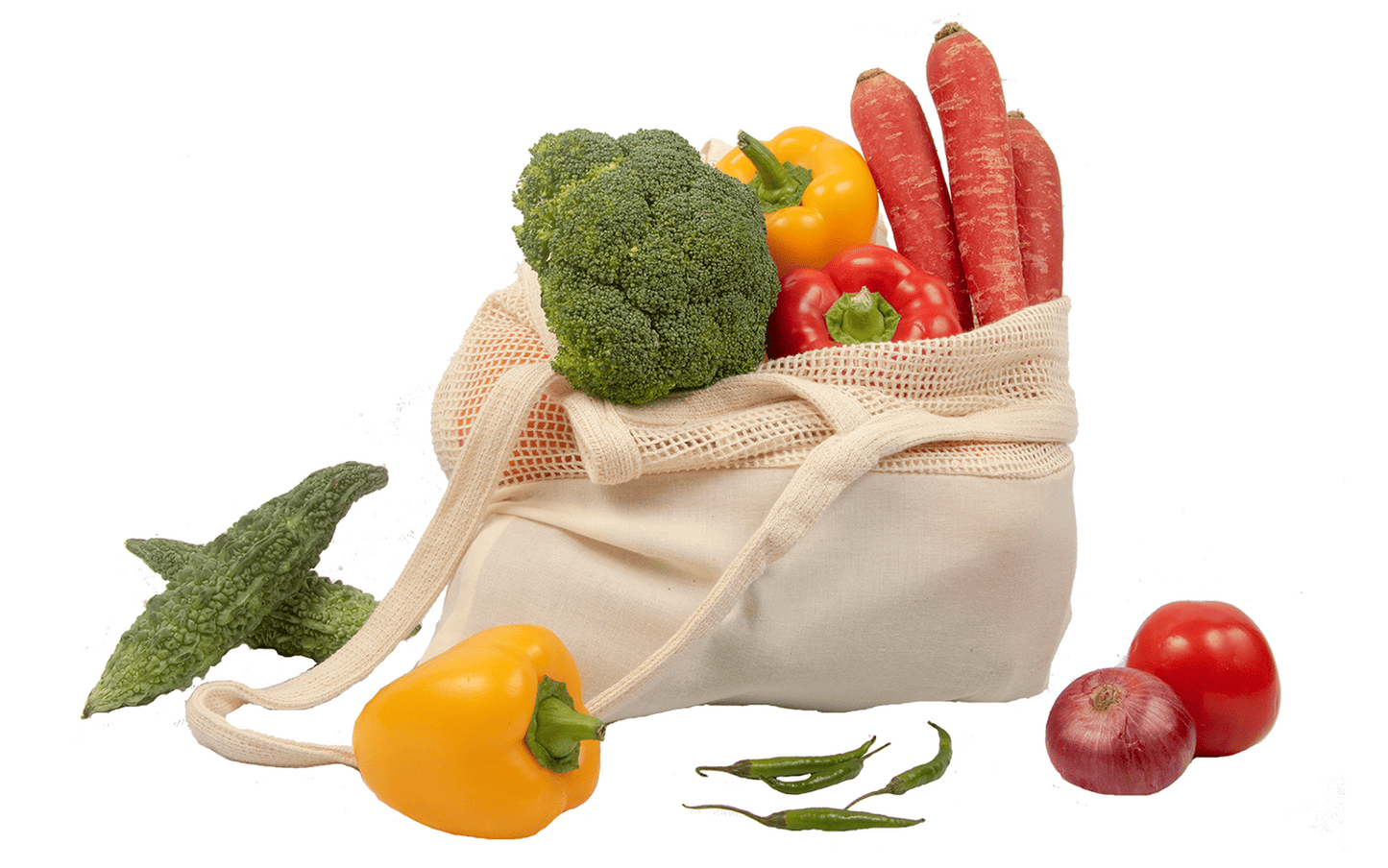 Mesh & Fabric Tote Bag - Quahog Bay Bedding