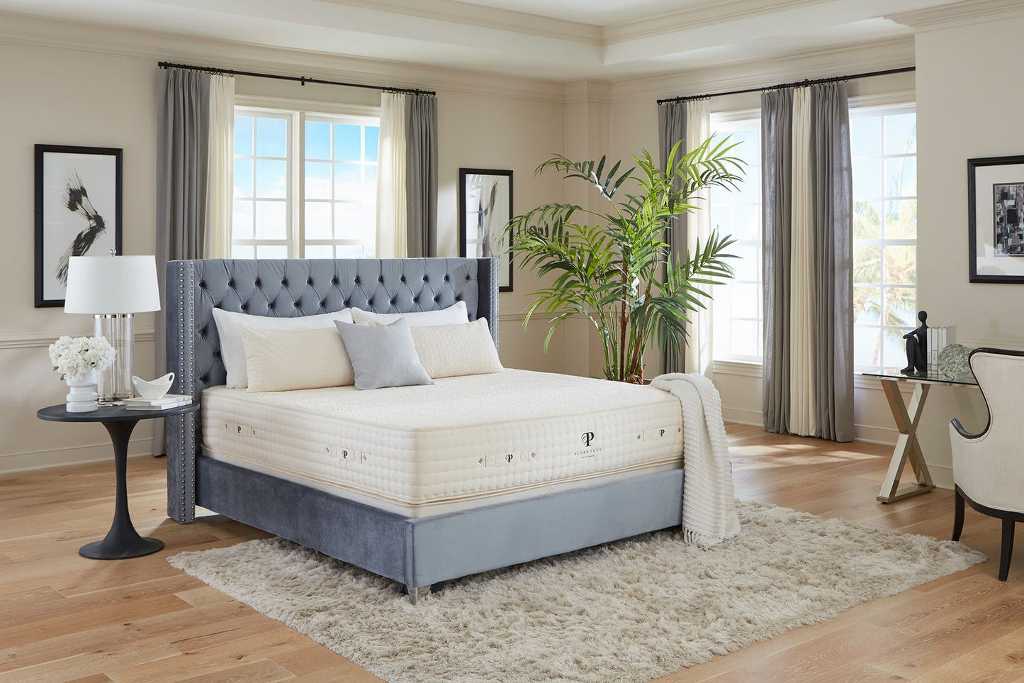 Natural Latex Mattress - The Natural Bliss - American Made - Made in the USA Mattresses - Quahog Bay Bedding