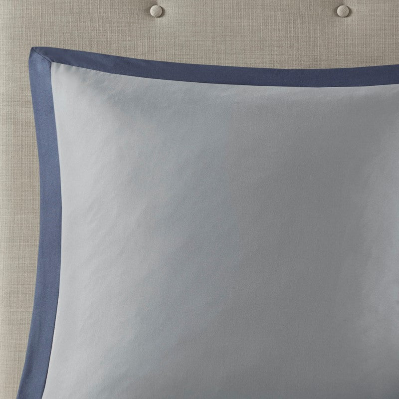Nautical Comforter Set | Navy Blue | Queen | Powell 8 Piece Nautical Bedding Ensemble - Quahog Bay Bedding