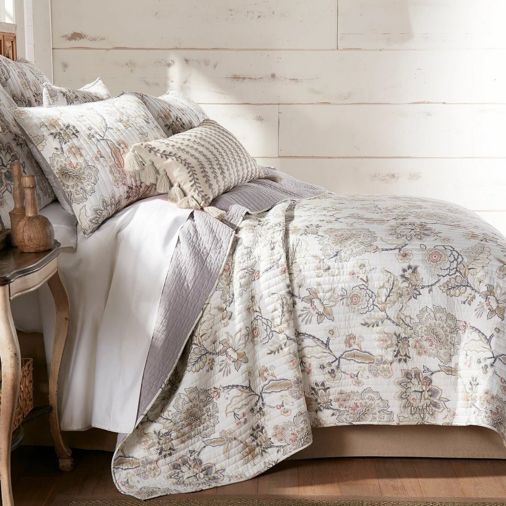Ophelia Quilt Set - Blush - Quahog Bay Bedding