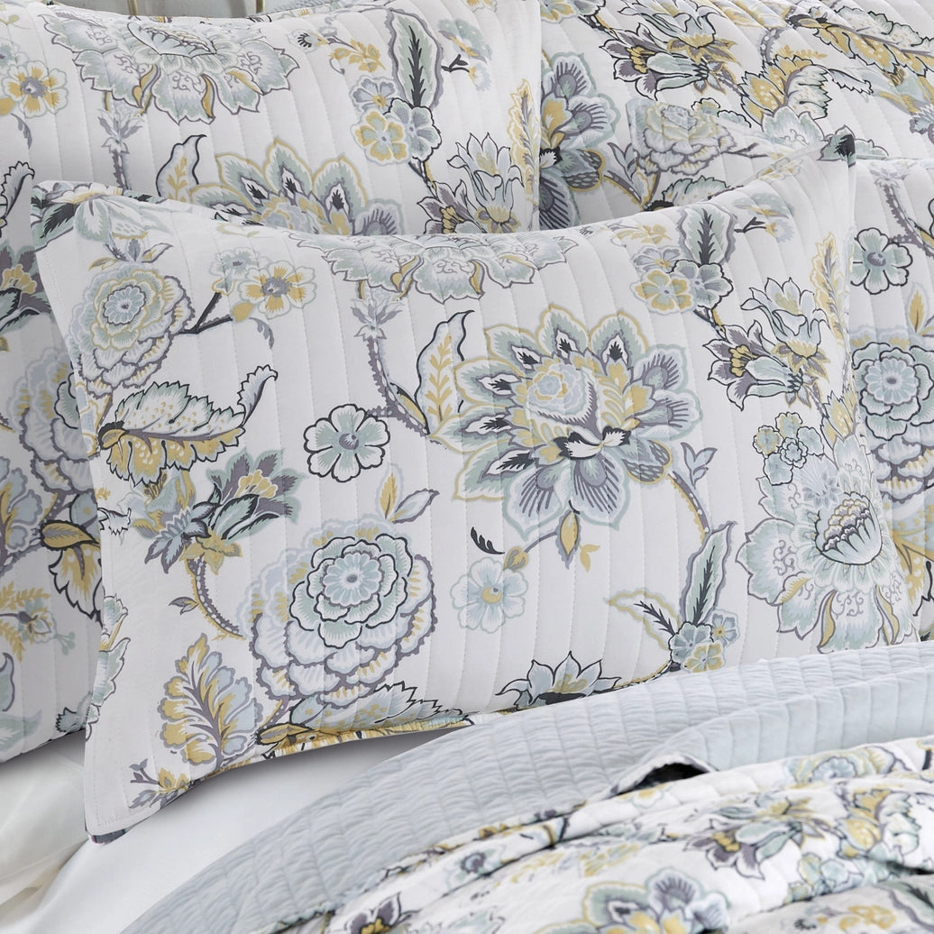 Ophelia Quilt Set - Spa - Quahog Bay Bedding