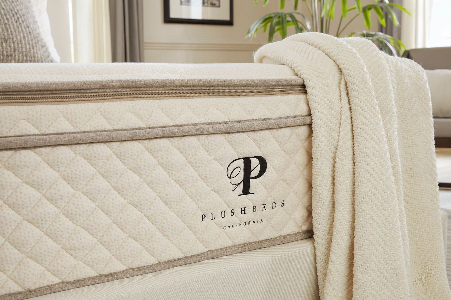Organic Latex Mattress - The Botanical Bliss - American Made - Made in the USA Mattresses - Quahog Bay Bedding