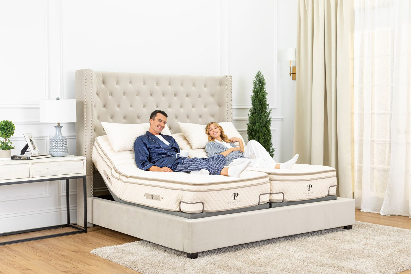 Organic Latex Mattress - The Botanical Bliss - American Made - Made in the USA Mattresses - Quahog Bay Bedding