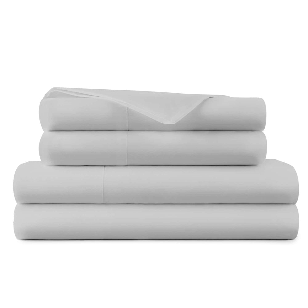 Whisper Organics GOTS-Certified Organic Cotton Percale Sheet Set - 270 TC