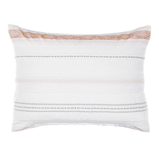 Pickford 100% Cotton Duvet Cover Set - Coastal Bedding Sets - Blush