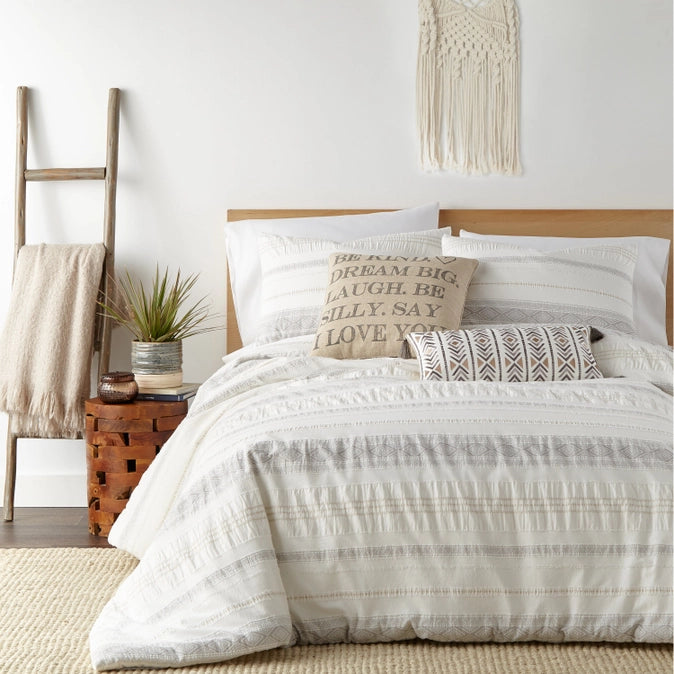 Pickford Cotton Comforter Set - Coastal Bedding Sets - Taupe