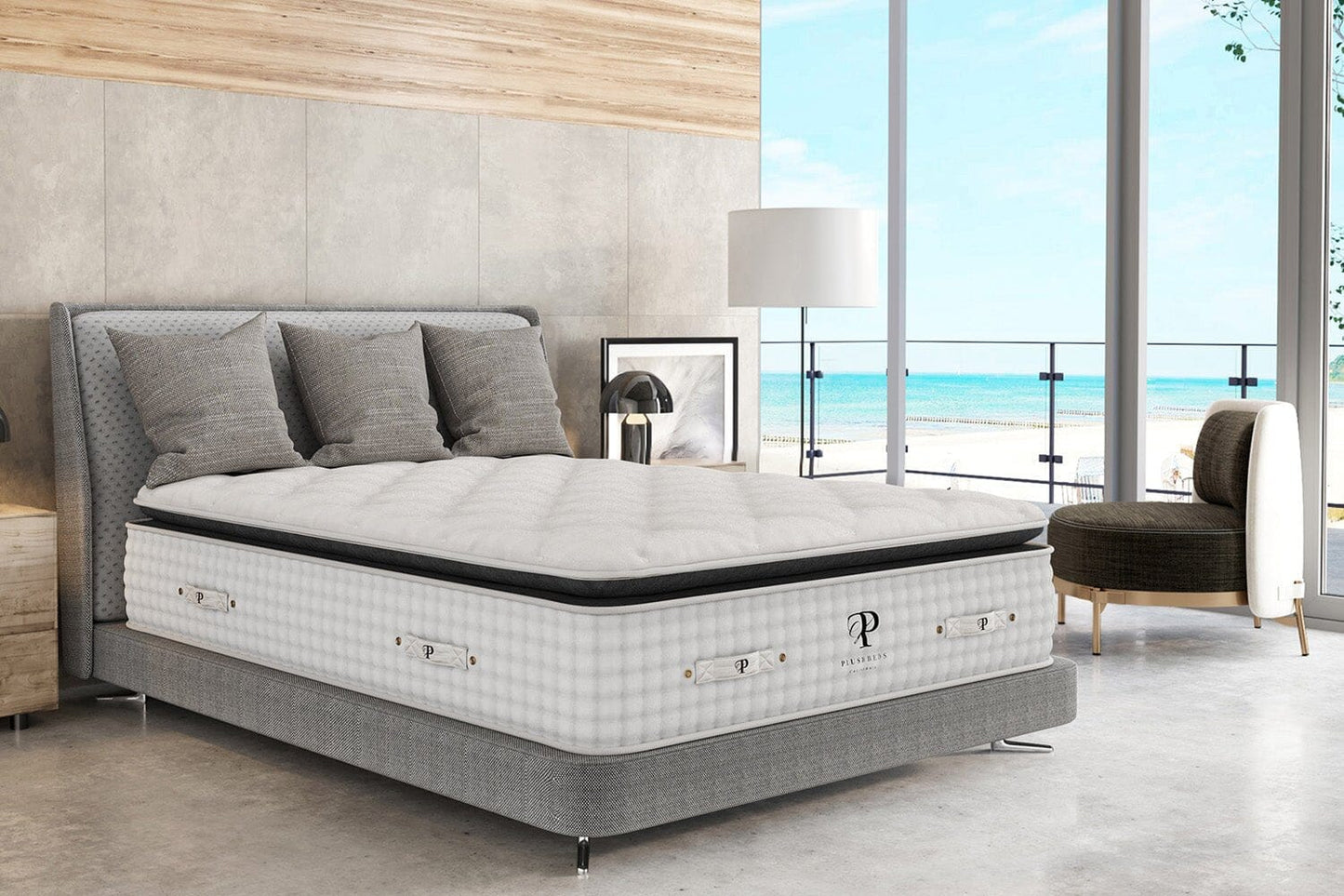 Pillowtop Mattress - The Signature Bliss - Organic Pillowtop Mattress - Quahog Bay Bedding