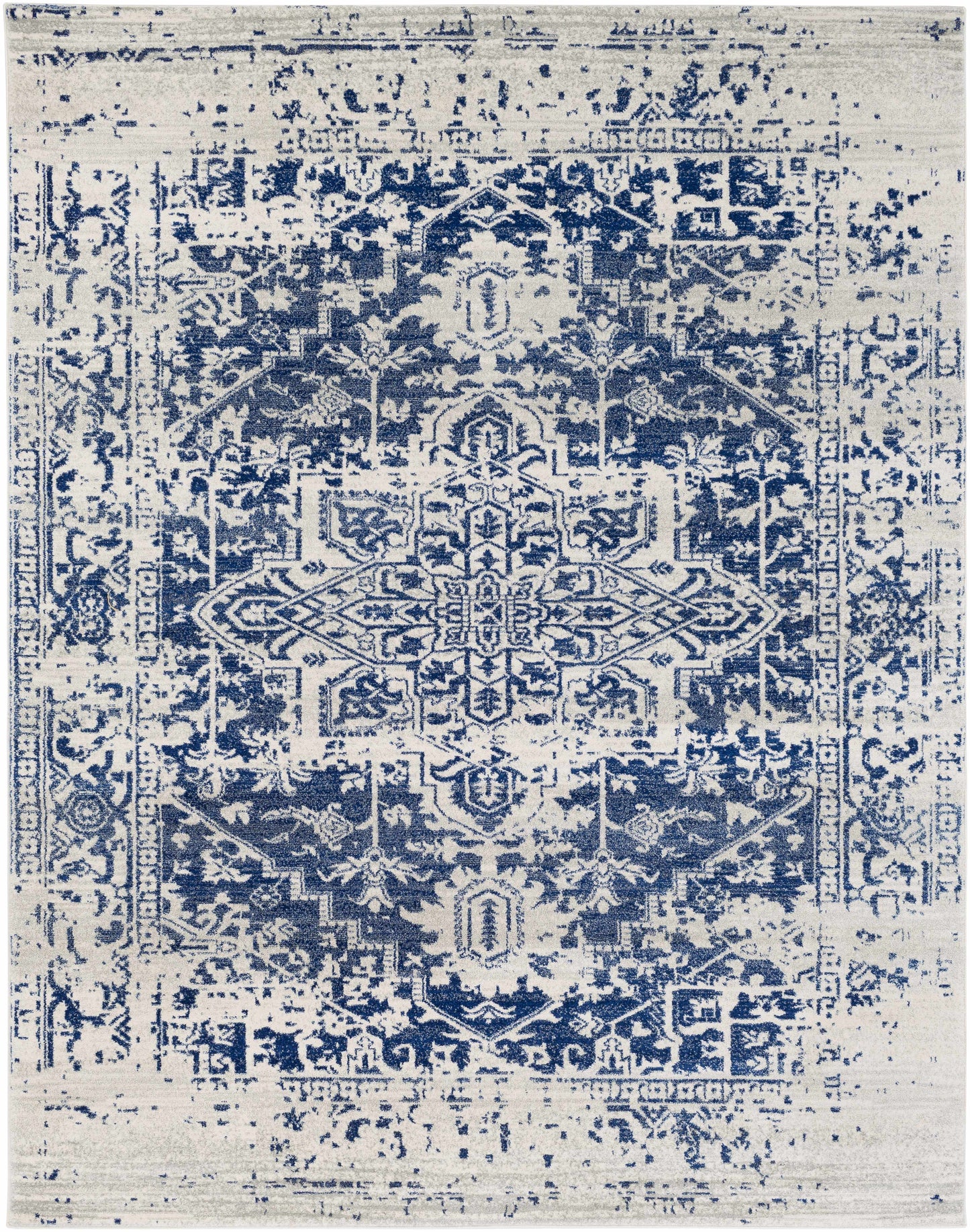 Rachel Navy Area Rug - Quahog Bay Bedding