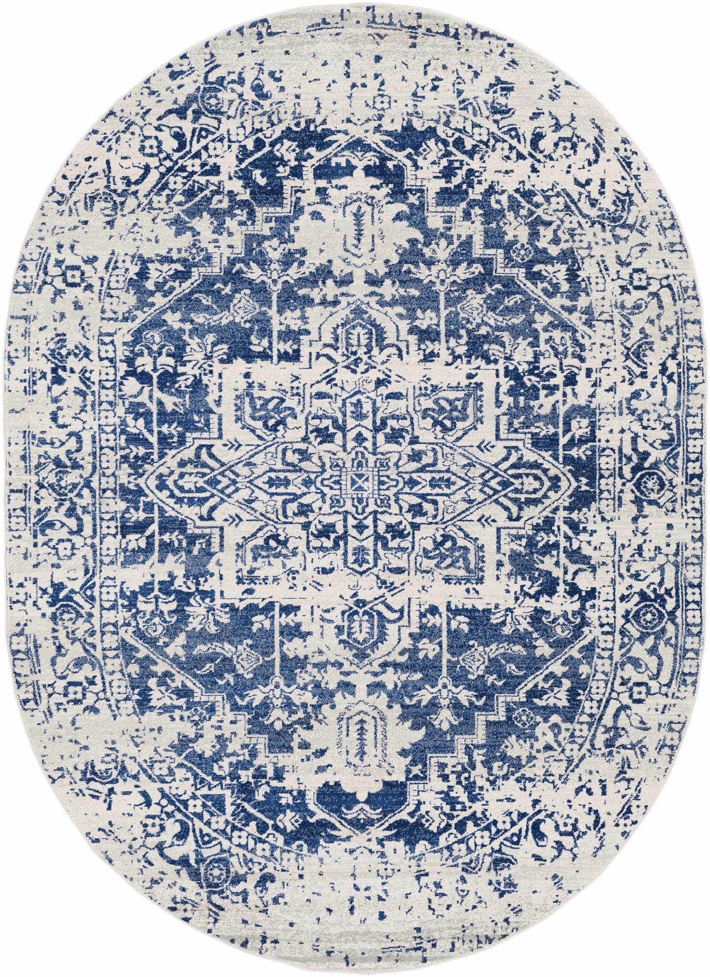 Rachel Navy Area Rug - Quahog Bay Bedding
