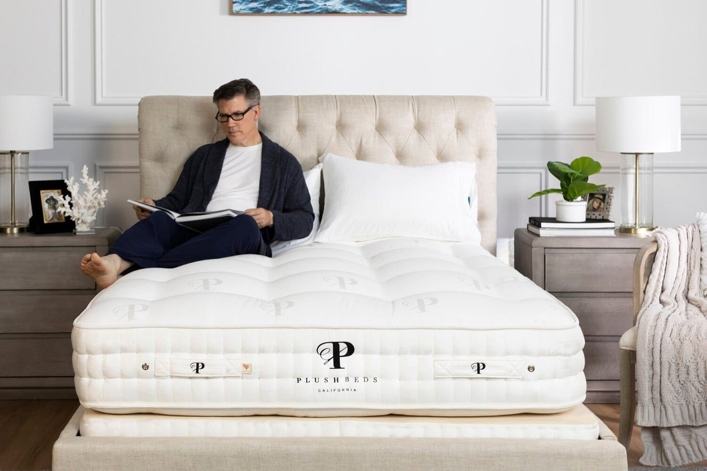 Royal Bliss Luxury Mattress - American Made - Made in the USA Mattresses - Quahog Bay Bedding