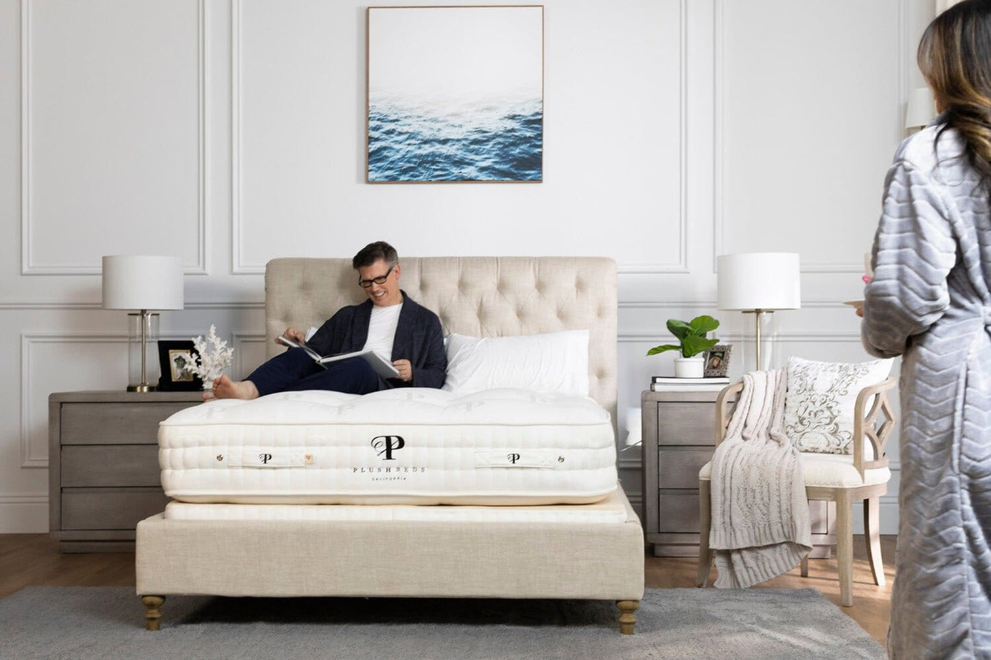 Royal Bliss Luxury Mattress - American Made - Made in the USA Mattresses - Quahog Bay Bedding