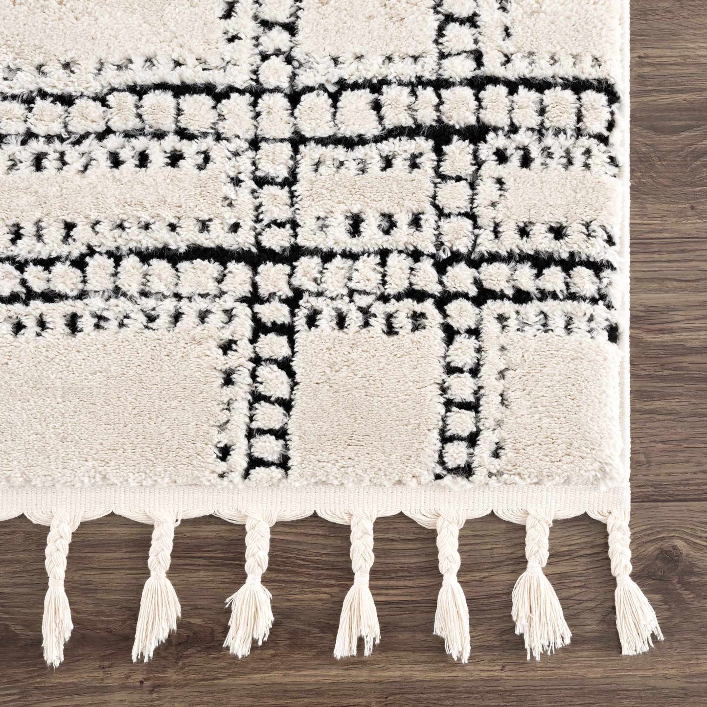 Ryuu Black & White Area Rug - Quahog Bay Bedding