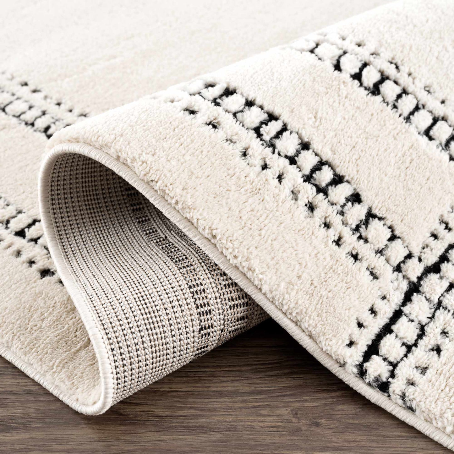 Ryuu Black & White Area Rug - Quahog Bay Bedding