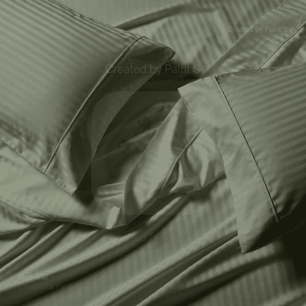 SALE - CinchFit No Tear Stripe 650TC Cotton Blend Split Top Cal King Sheets - Quahog Bay Bedding