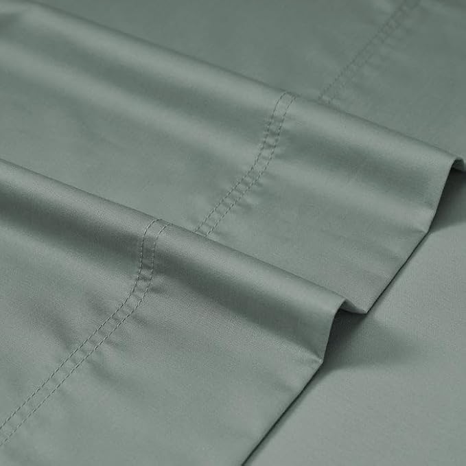 Sheet Sale! CLEARANCE - CinchFit 600TC 100% Cotton Cord Elastic Sheets- Queen Dark Blue Fitted Sheet