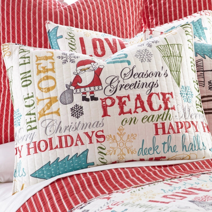 Santa Claus Lane Quilt Set - Christmas Quilts