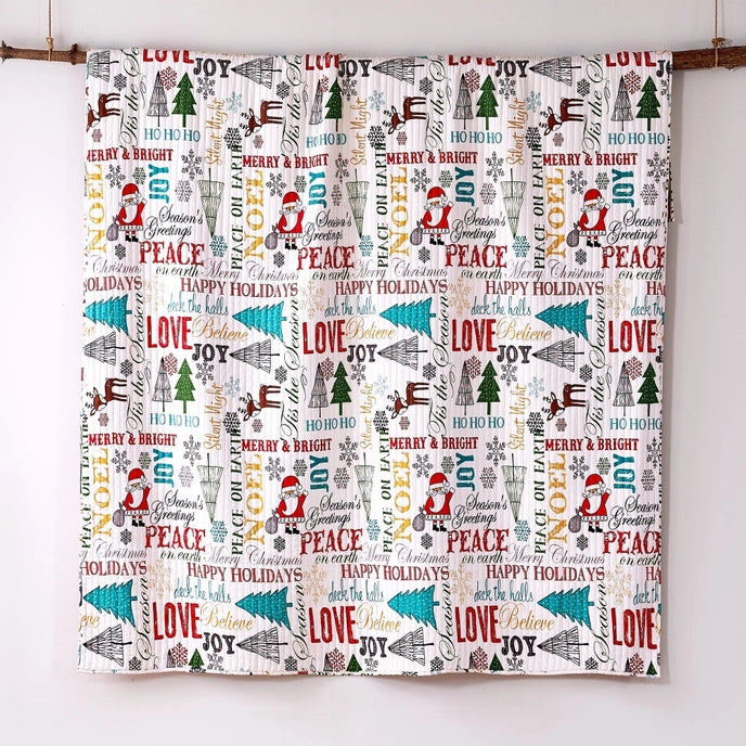 Santa Claus Lane Quilt Set - Christmas Quilts