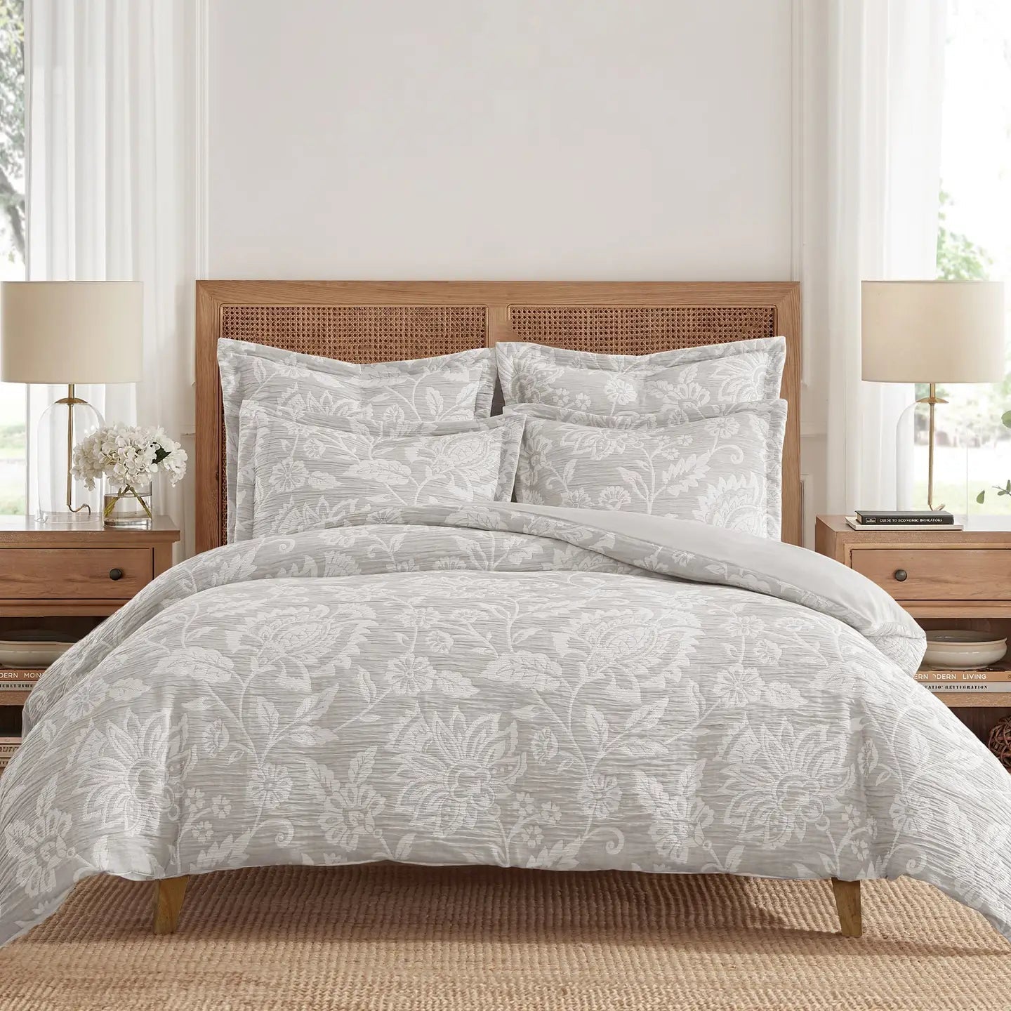 Sarrah Natural Comforter Set - Quahog Bay Bedding