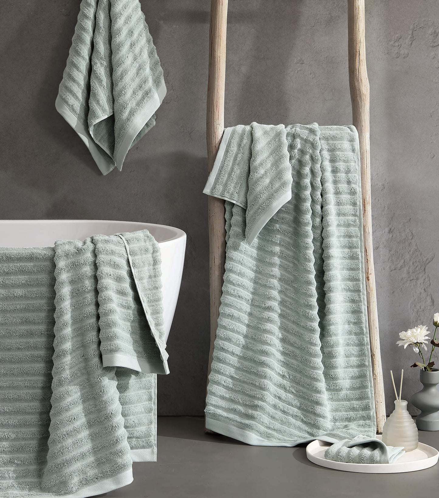 Turkish Cotton Rib Bath Mat