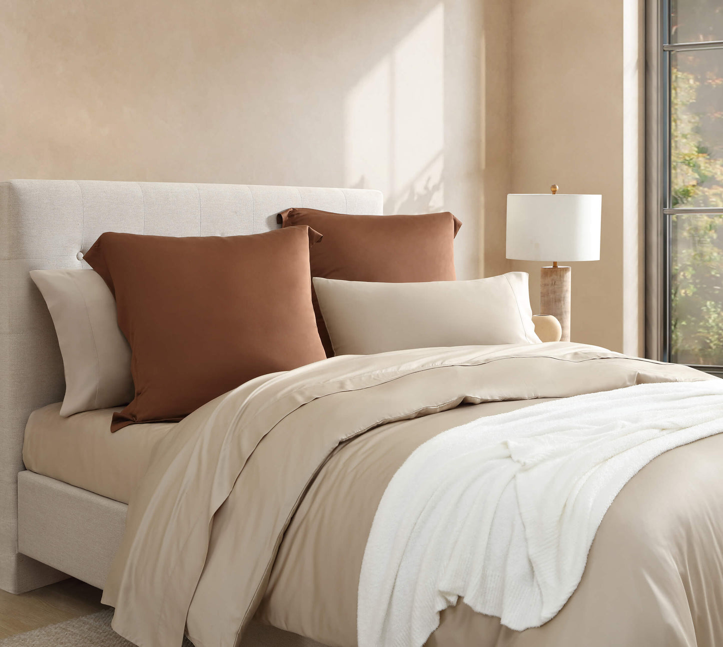 Natural Premium Bamboo Euro Sham