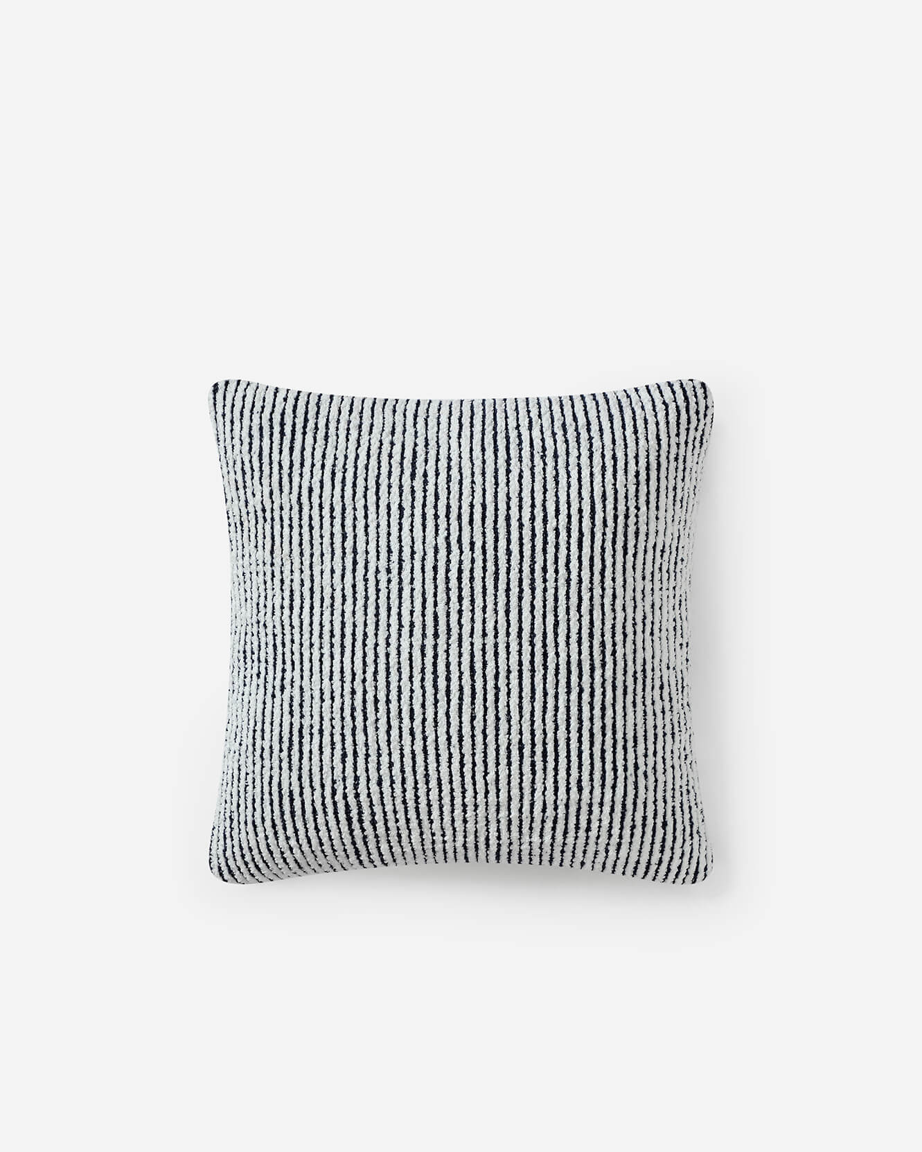 Luxury Two-Tone Ribbed Throw Pillow