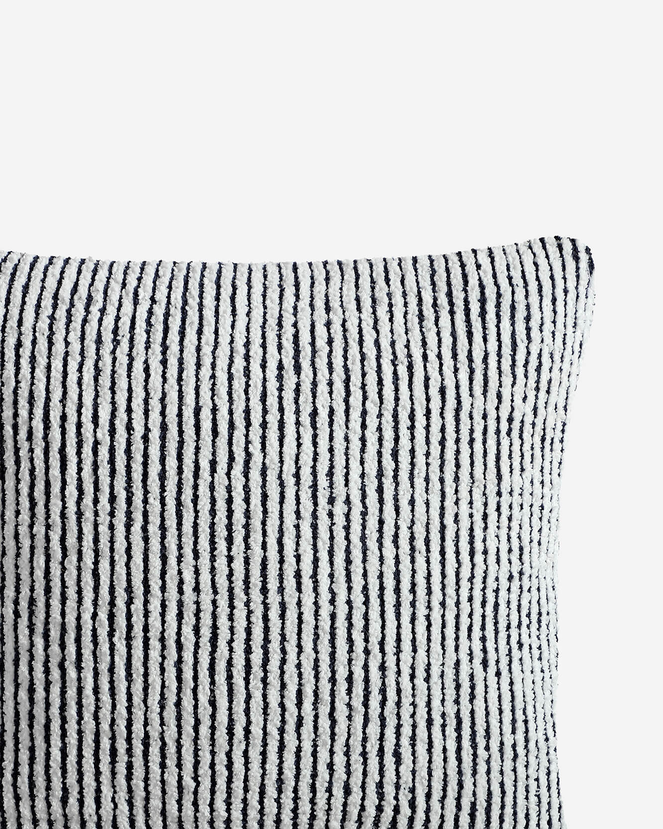 Luxury Two-Tone Ribbed Throw Pillow