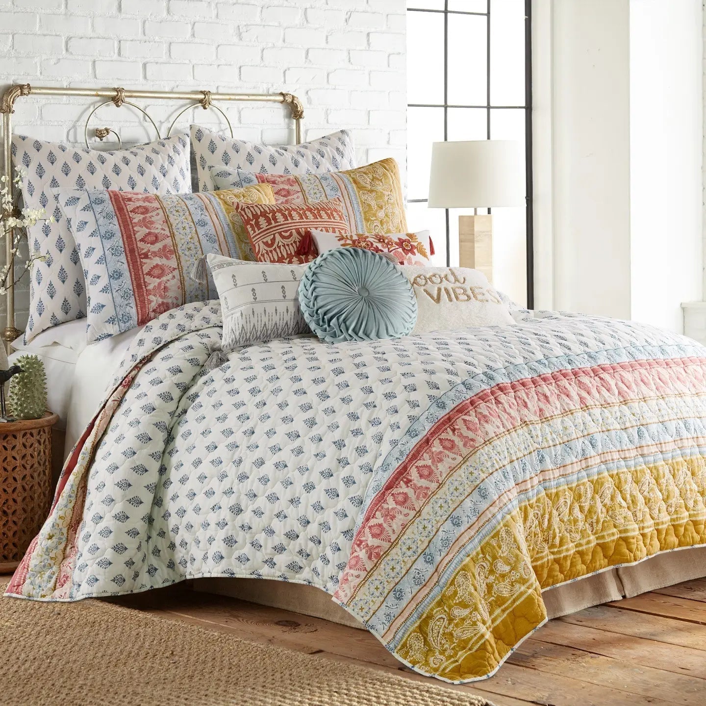Tamiya Medallion Quilt Set - Quahog Bay Bedding
