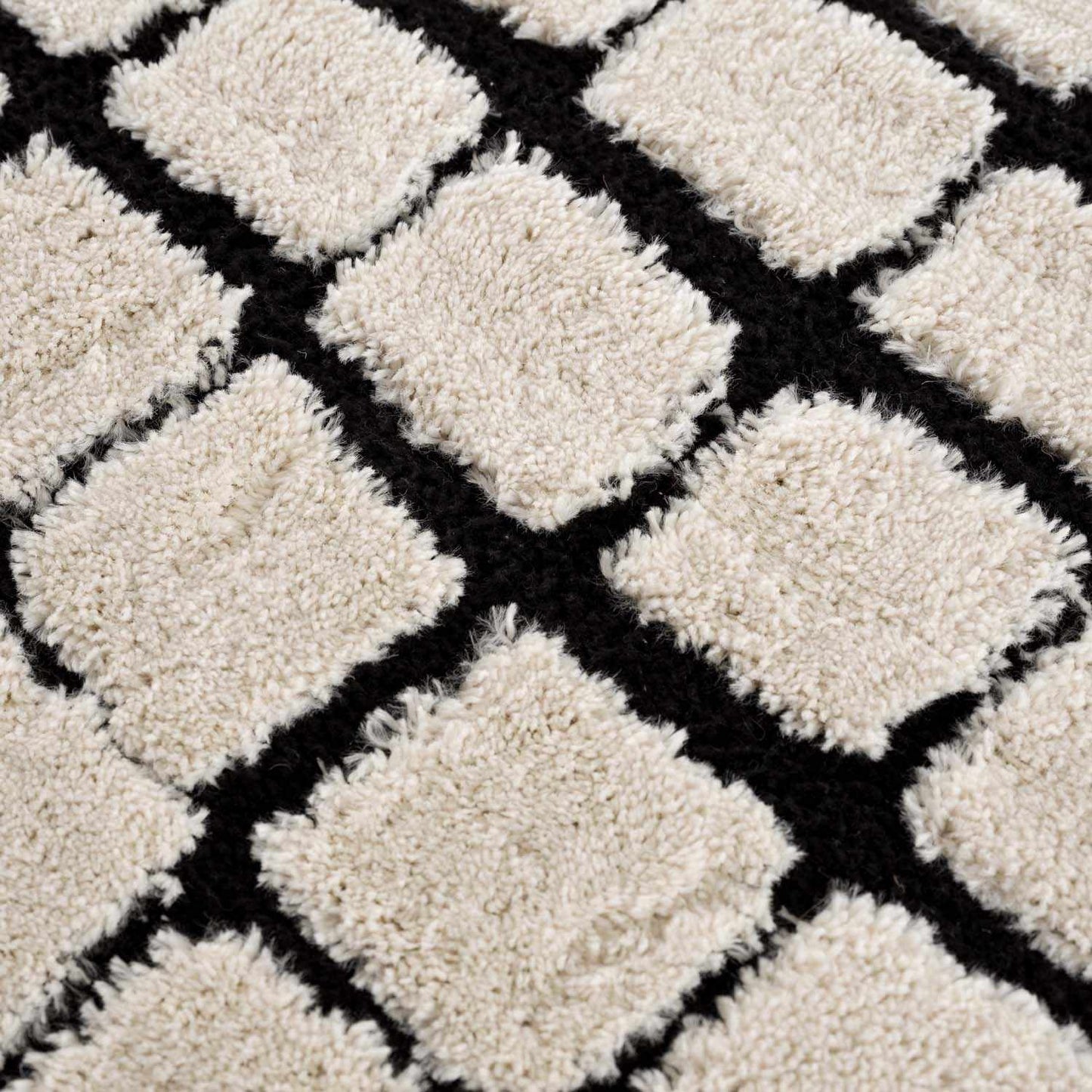 Teshi Plush Grid Area Rug - Promo - Quahog Bay Bedding
