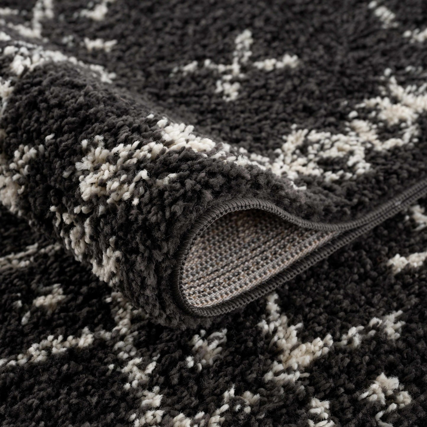 Thetford Black Berber Shag Rug - Clearance - Quahog Bay Bedding