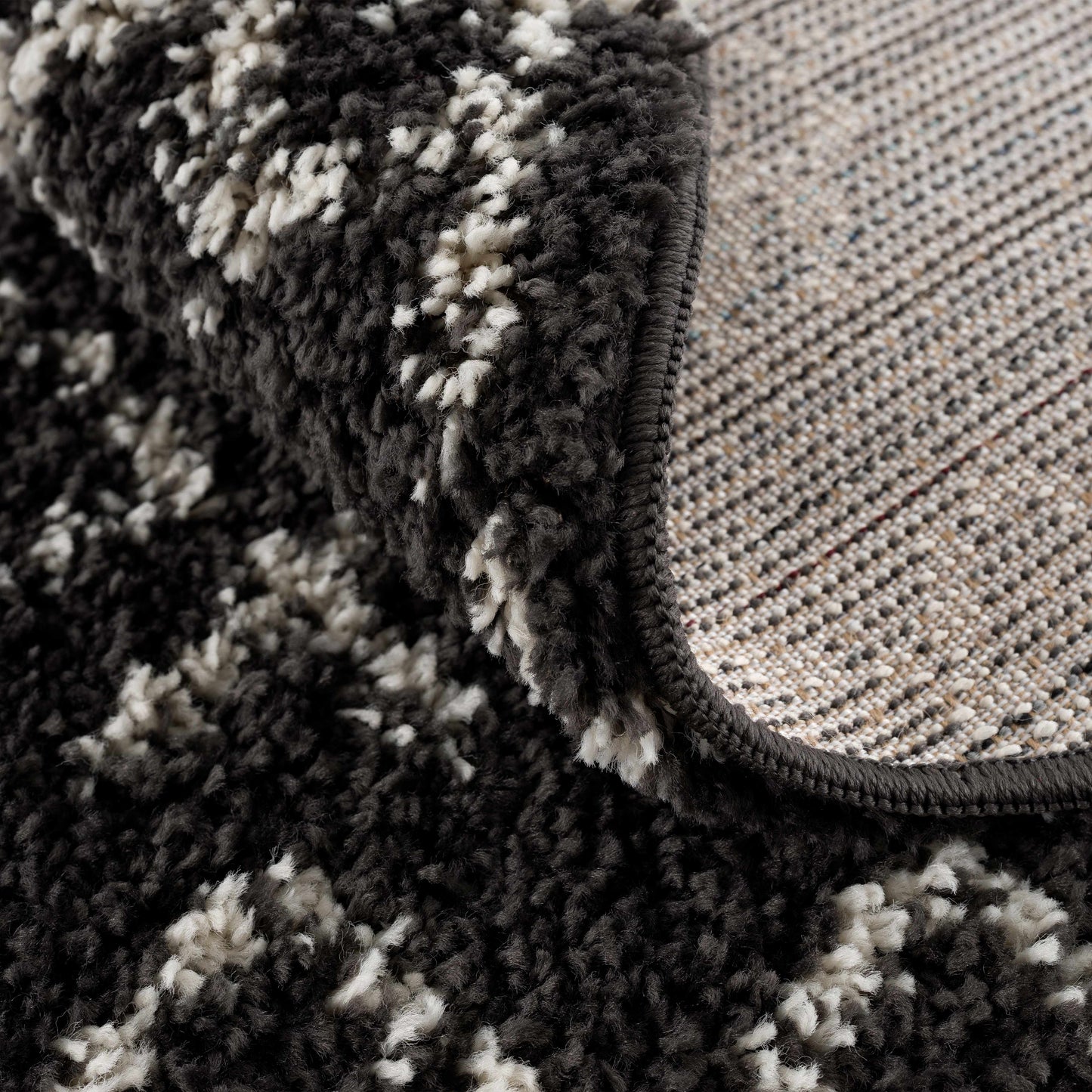 Thetford Black Berber Shag Rug - Clearance - Quahog Bay Bedding