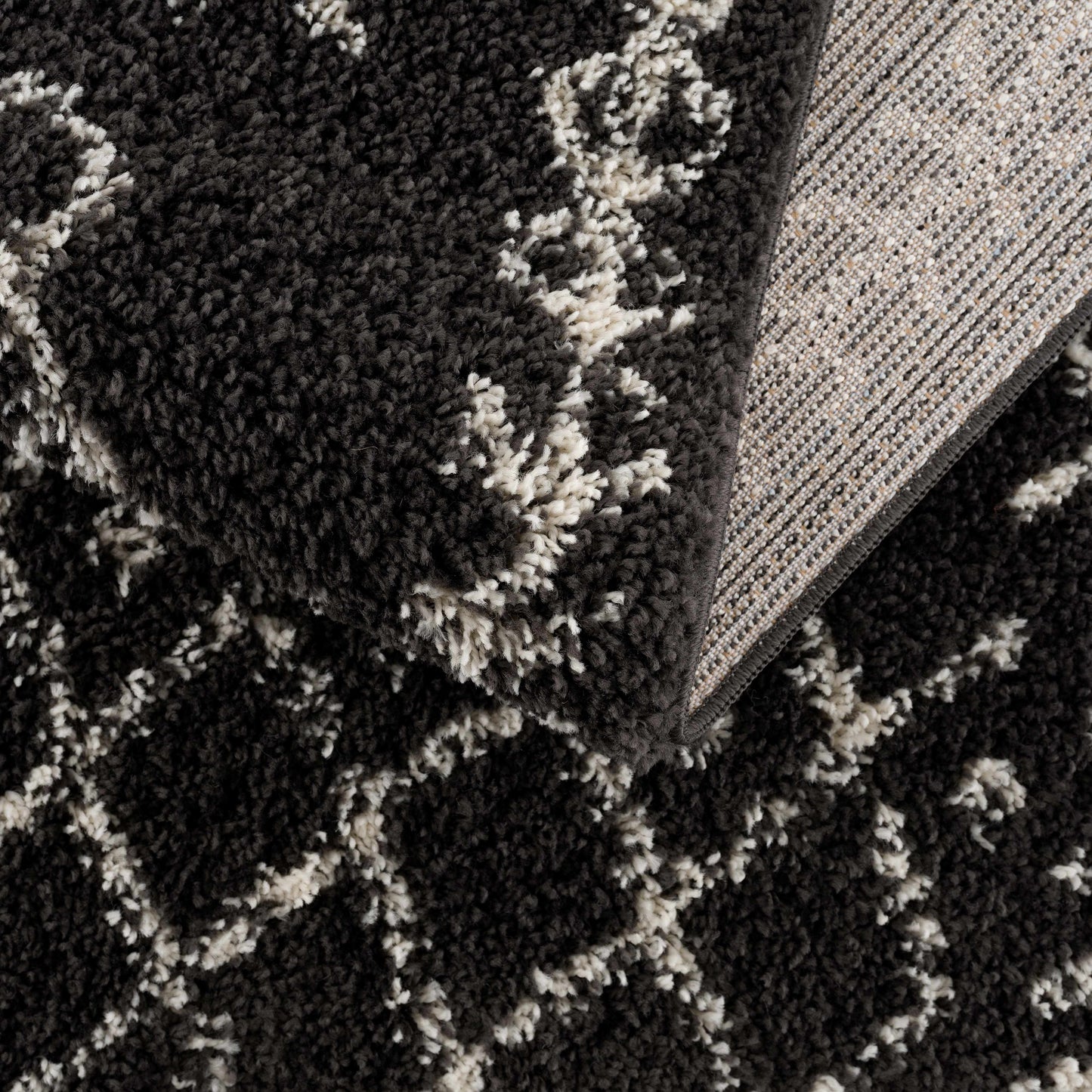 Thetford Black Berber Shag Rug - Clearance - Quahog Bay Bedding