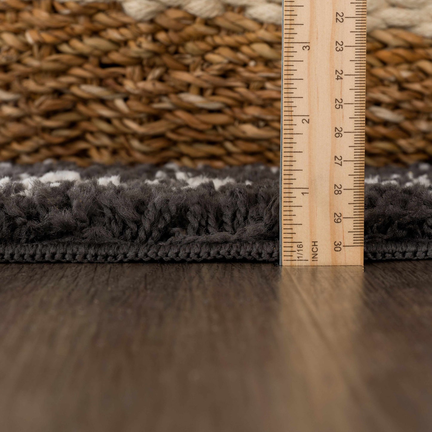Thetford Black Berber Shag Rug - Clearance - Quahog Bay Bedding