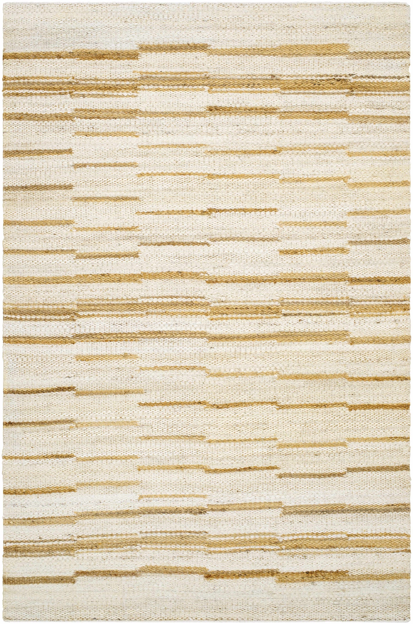 Tivon Broken-Striped Jute Rug - Quahog Bay Bedding