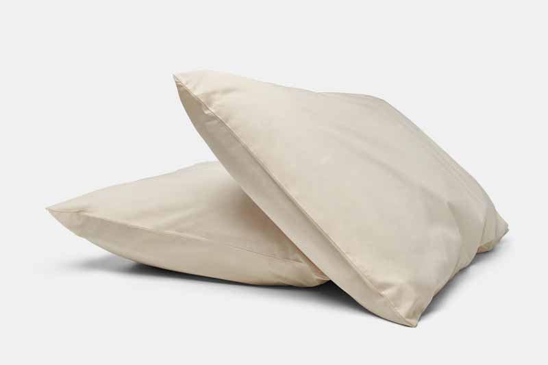 Natural Cotton Bed Pillowcases - - American Made With USA Grown Cotton