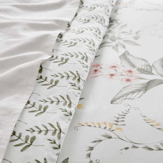 Viviana Coastal Floral Duvet Cover Set - Quahog Bay Bedding