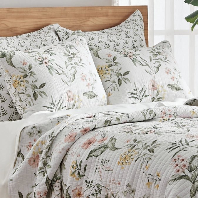 Viviana Quilt Set - Floral Quilt Sets - Quahog Bay Bedding