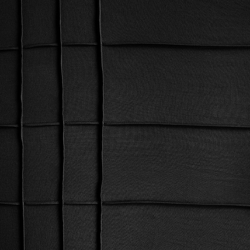 Walker Soft Washed Pleated Comforter Set - Black