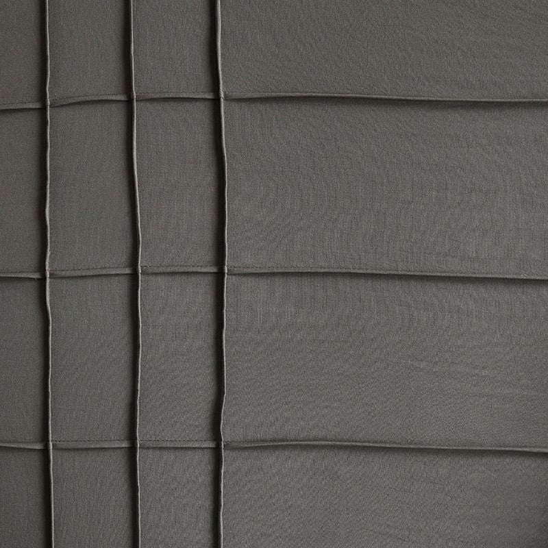 Walker Soft Washed Pleated Comforter Set - Grey
