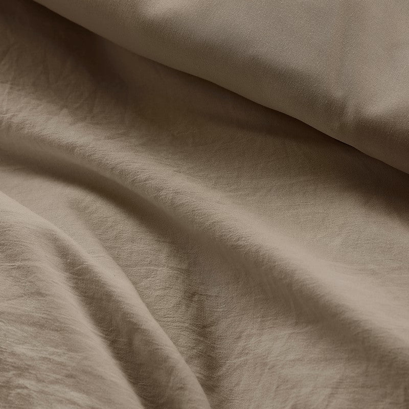 Walker Soft Washed Pleated Comforter Set - Khaki
