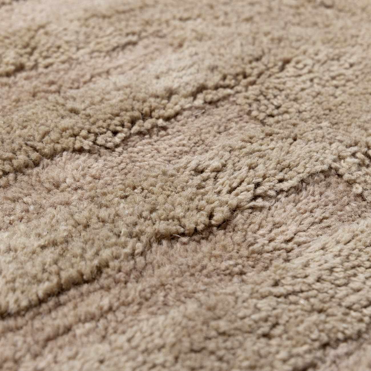 Washable Handmade Wool Rug - Brown - Quahog Bay Bedding