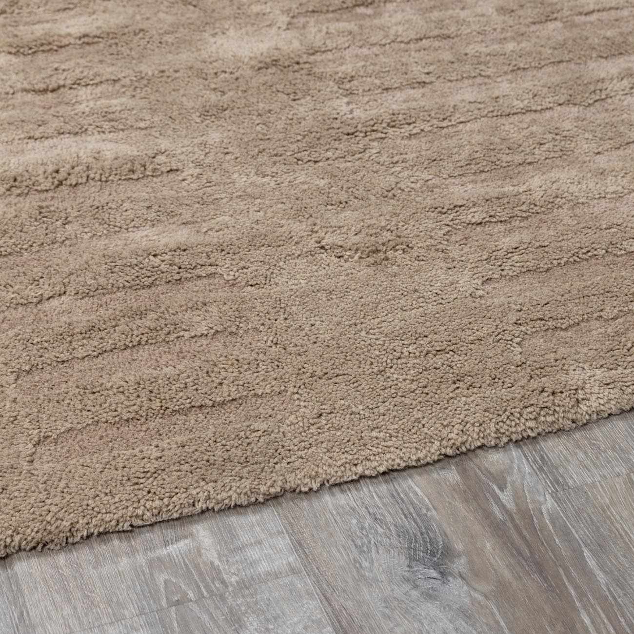 Washable Handmade Wool Rug - Brown - Quahog Bay Bedding