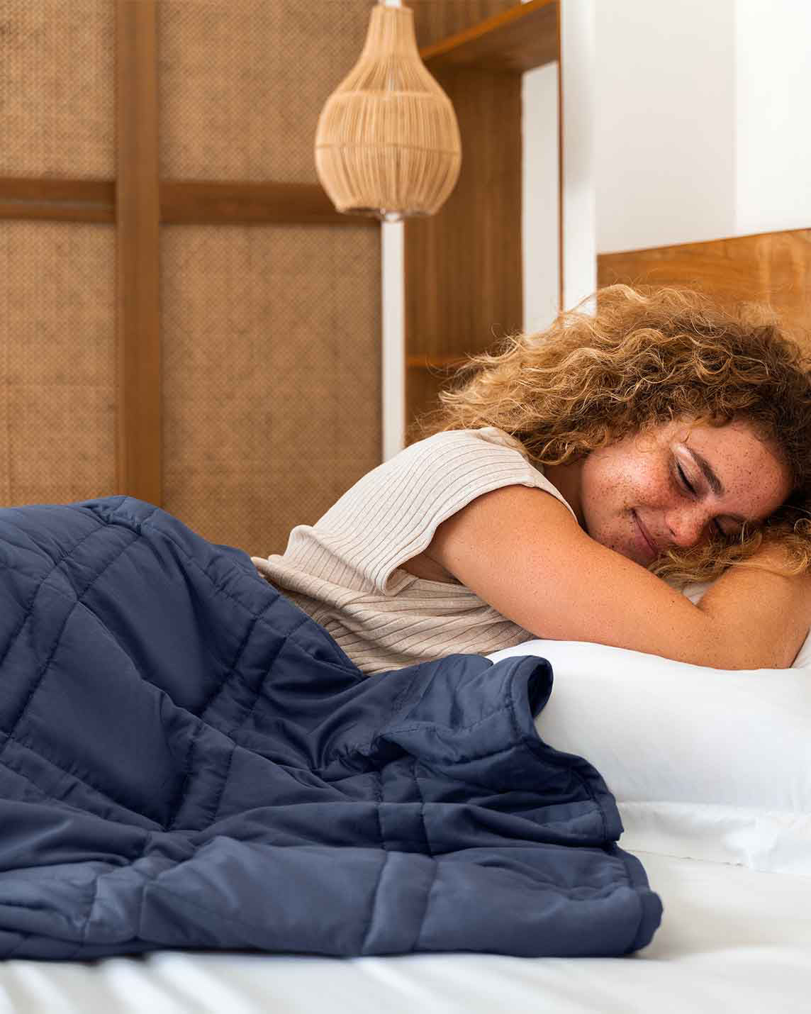 Weighted Bed Blankets & Throw Blankets 12LB Throw, 15LB Queen, 20LB Queen, 25LB King - Quahog Bay Bedding