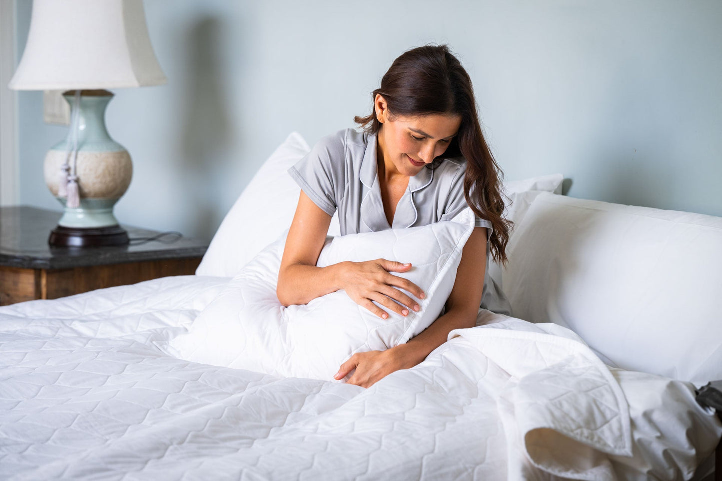 Cotton Quilted Pillow Sham - American Made With USA Grown Cotton
