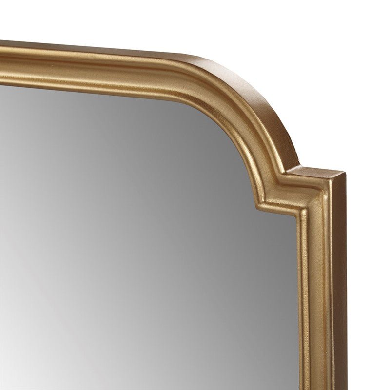 Adelaide Gold Scalloped Wood Wall Mirror - Quahog Bay Bedding